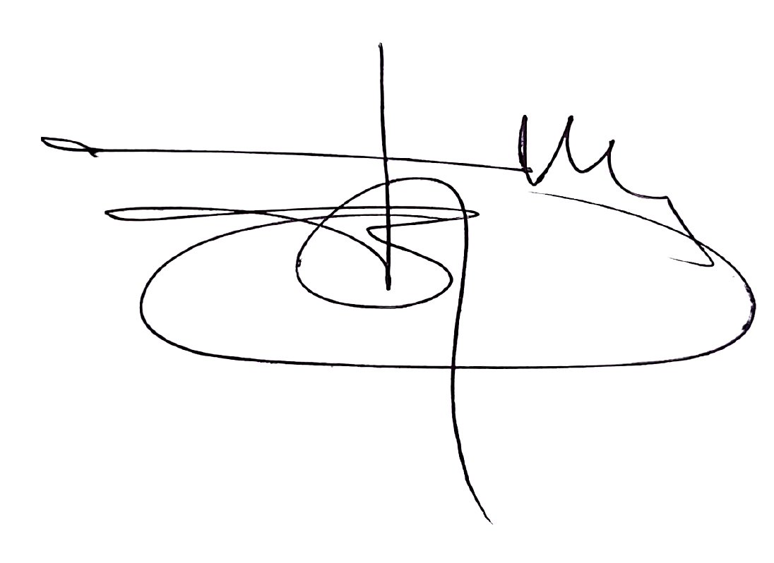 Signature of Engineer Kumar Shailendra