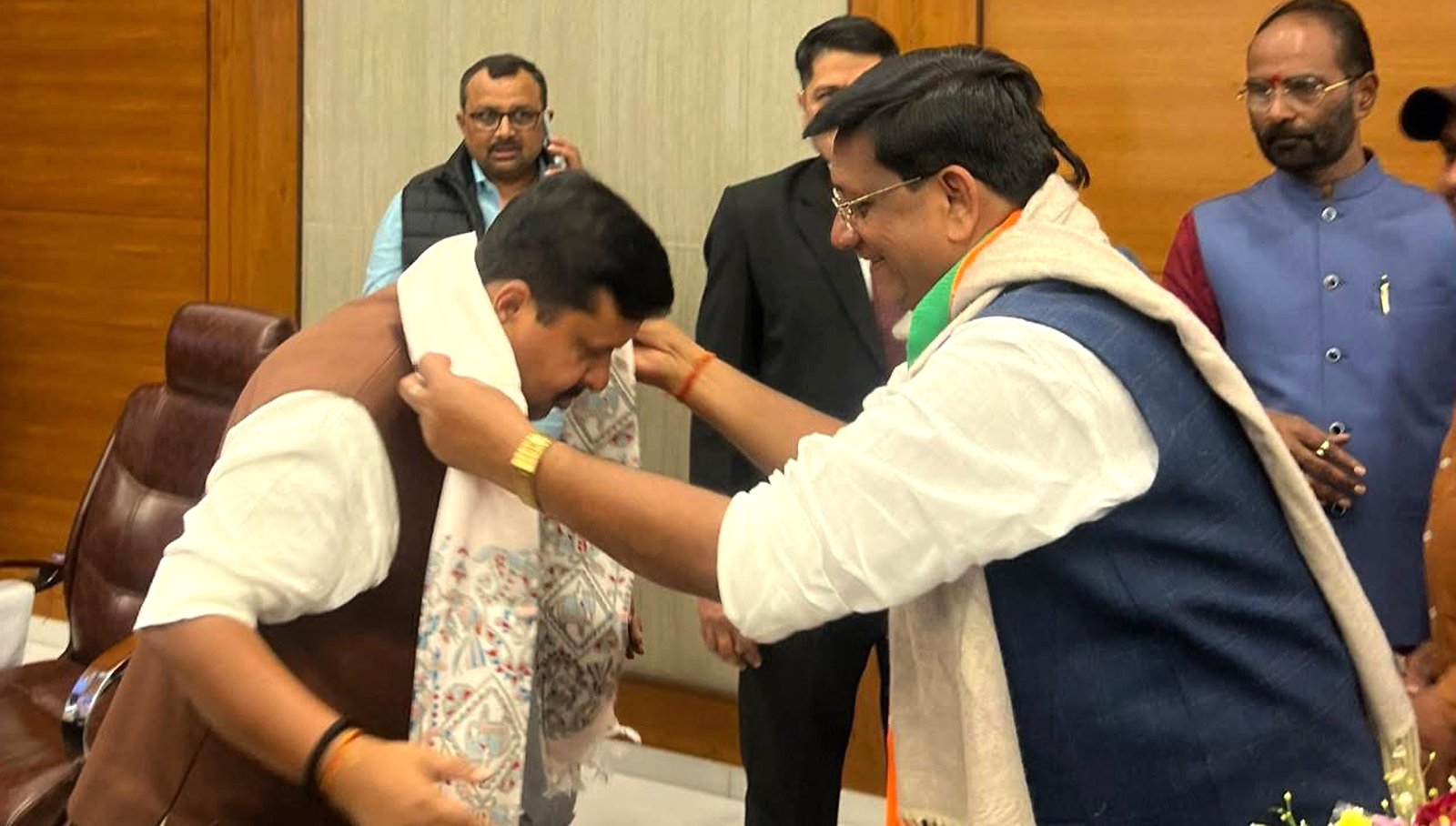 Paid a courtesy visit to the Hon’ble National President, BJP – Shri Nitin Nabin Ji at Central Office of the Bharatiya Janata Party